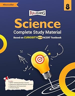 Full Marks Science Guide Class 8/>
<p>A compact, revision-first guide built around the new NCERT <em>Curiosity</em> textbook. It's less about depth and more about consolidation &mdash; chapter summaries, solved Q&A, and practice papers in one place.</p>
<p><strong>Best for:</strong> Final revision before unit tests or exams, and students who want a quick-reference companion to NCERT rather than a second textbook.</p>
<p><strong>Strengths</strong></p>
<ul>
<li>Chapter-wise summaries are genuinely useful for last-minute revision</li>
<li>Includes practice papers that mirror school exam structure</li>
<li>Compact &mdash; doesn't overwhelm a student already using a thicker reference book</li>
</ul>
<p><strong>Watch-outs</strong></p>
<ul>
<li>Not built for deep concept explanation &mdash; it assumes the student has already learned the topic elsewhere</li>
</ul>
<p><b>Where to buy: </b><a href=