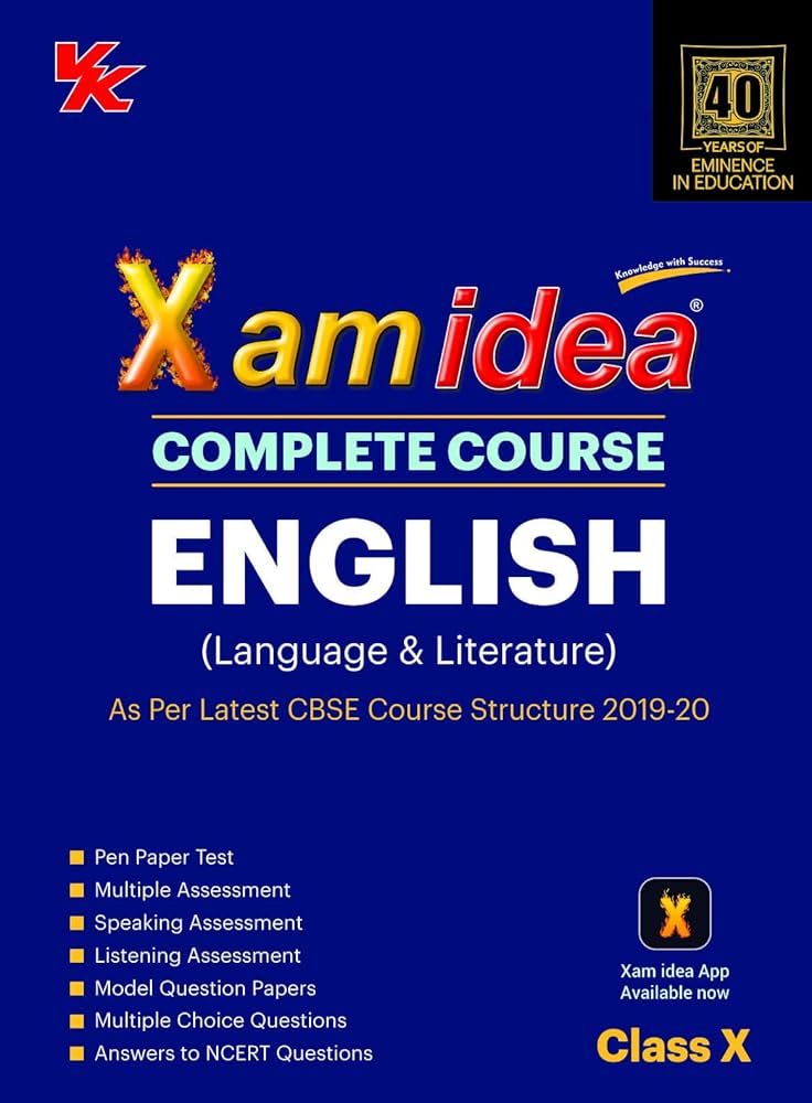 Xam Idea Complete Course English - VK Global Publications